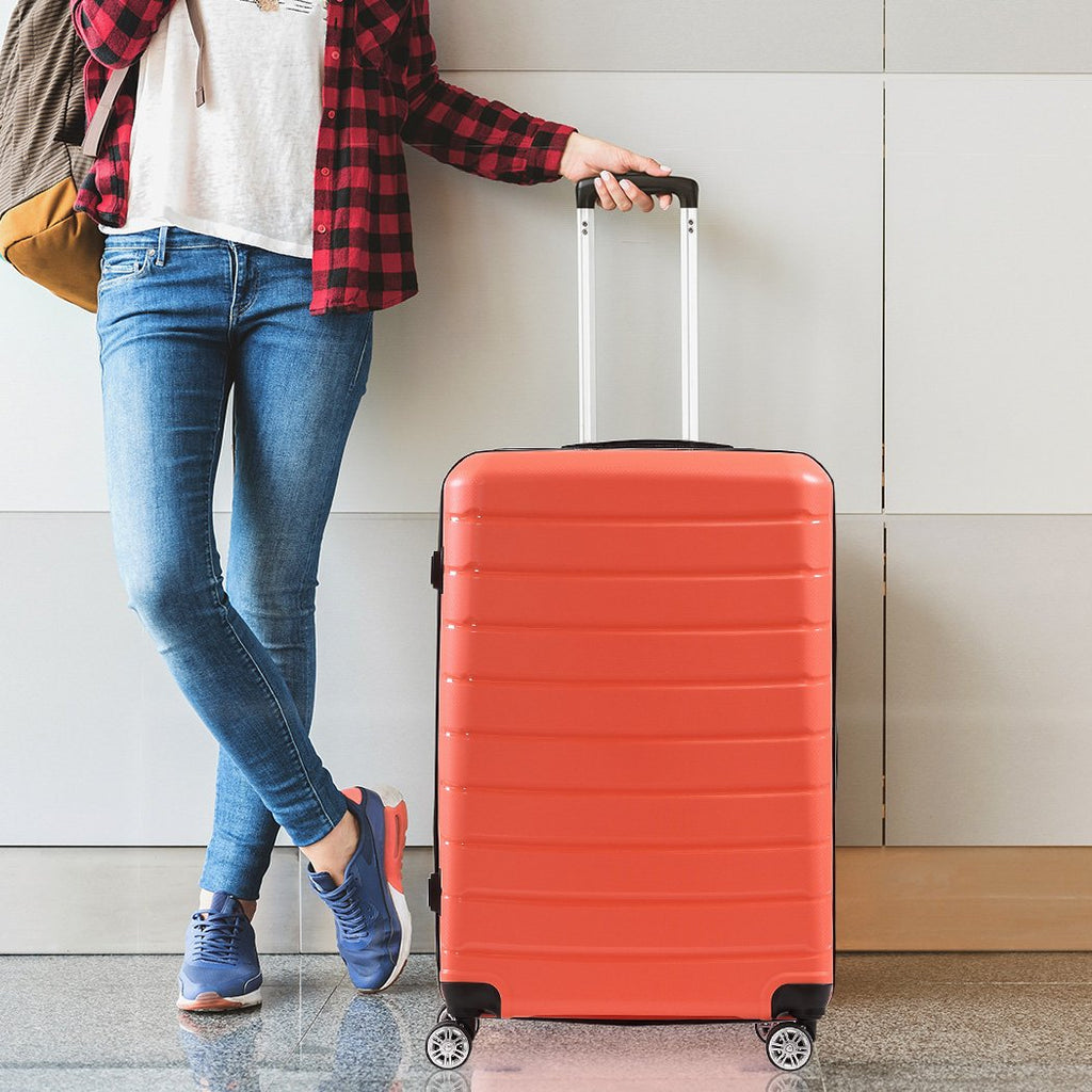 28" Travel Luggage Carry On Expandable Suitcase Trolley Lightweight
