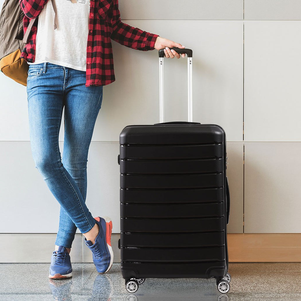 28" Travel Luggage Carry On Expandable Suitcase Trolley Lightweight