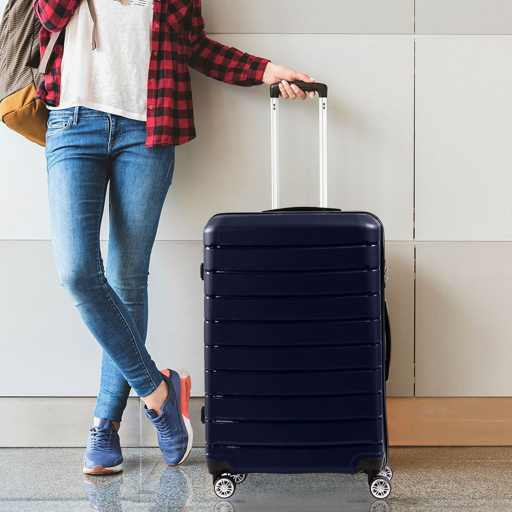 28" Travel Luggage Carry On Expandable Suitcase Trolley Lightweight