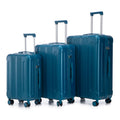 20 24 28 3 Pcs Set In ABS Spinner Wheel Luggage, Carry On Suitcase,