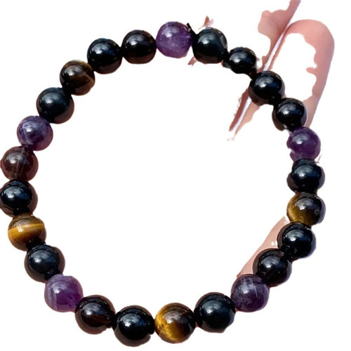 Vander Monarch layered leather bracelet — alternate view