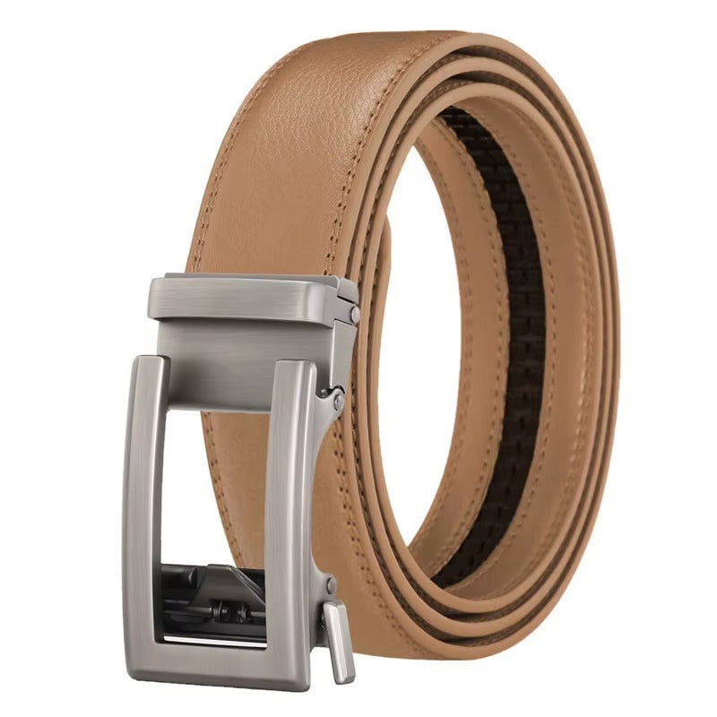 Vander Prestige leather belt — side view
