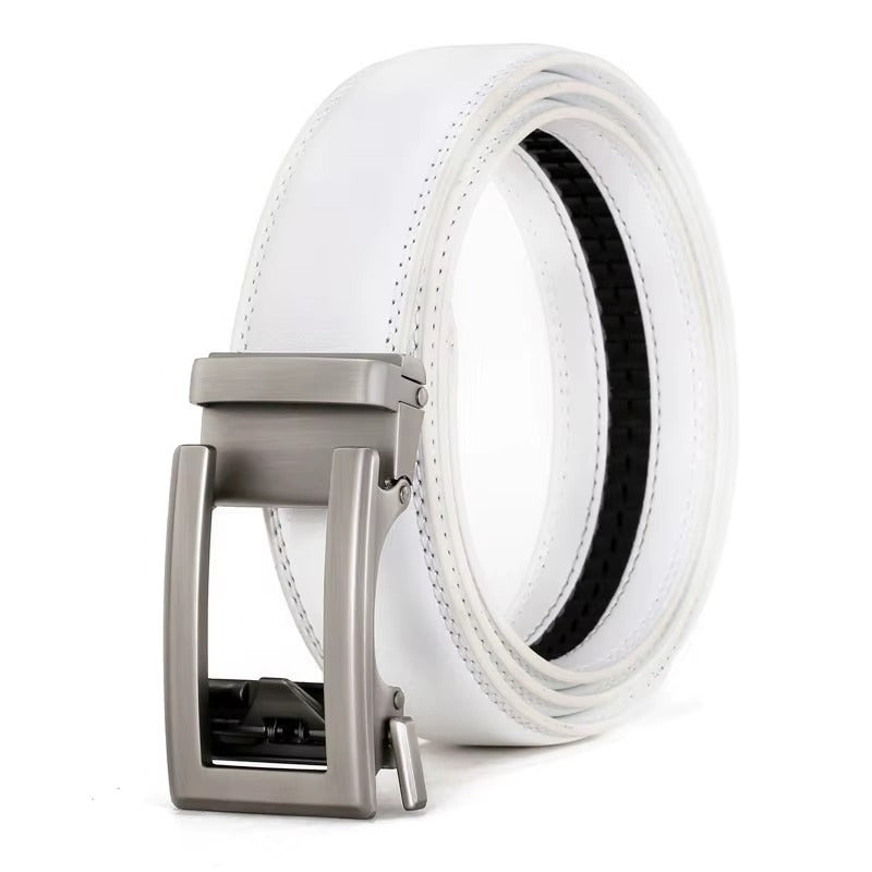 Vander Prestige belt worn with dress trousers